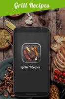 Poster Grill Recipes Grilled Food