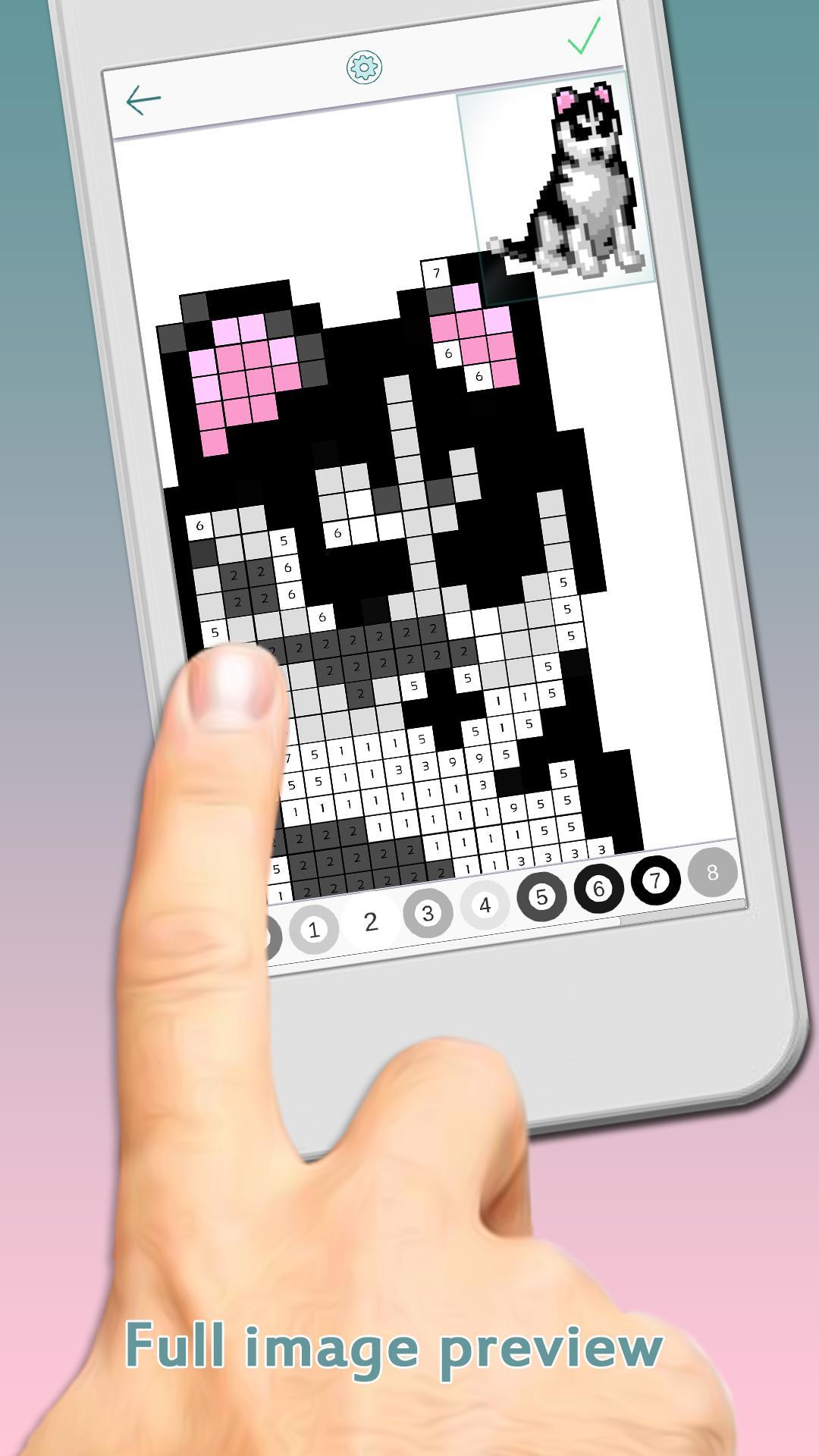 Pixel Art Sayilarla Boyama Kitabi 2 1 2 Apk Indir Android Icin Ucretsiz Bulmaca Oyunu Apkara Com