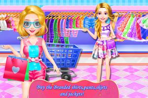 Kızlarla Alışveriş Merkezi Eğlence - Maceraları Ekran Görüntüsü 2