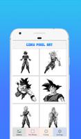 Goku Ultra Color By Number - Pixel Art 海报