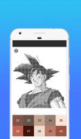 Goku Ultra Color By Number - Pixel Art syot layar 1