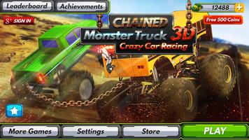 Chained Monster Truck 3D Crazy Car Racing capture d'écran 2
