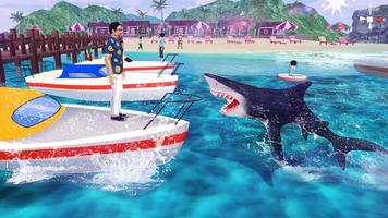 Killer Shark Attack Simulator capture d'écran 2