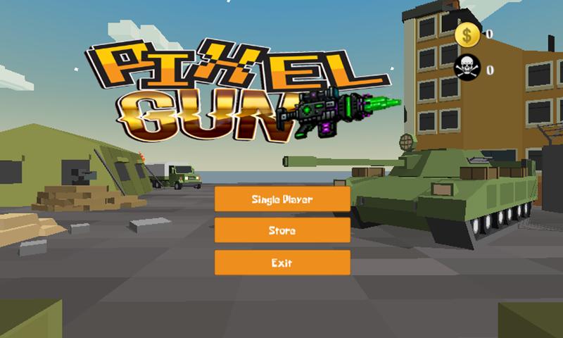 Gun block. Пиксельный бой. Pixel Combat World of Guns.