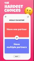 برنامه‌نما Would you rather? - Hardest Choice Game for Party عکس از صفحه