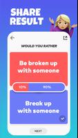 Would you rather? - Hardest Choice Game for Party syot layar 2