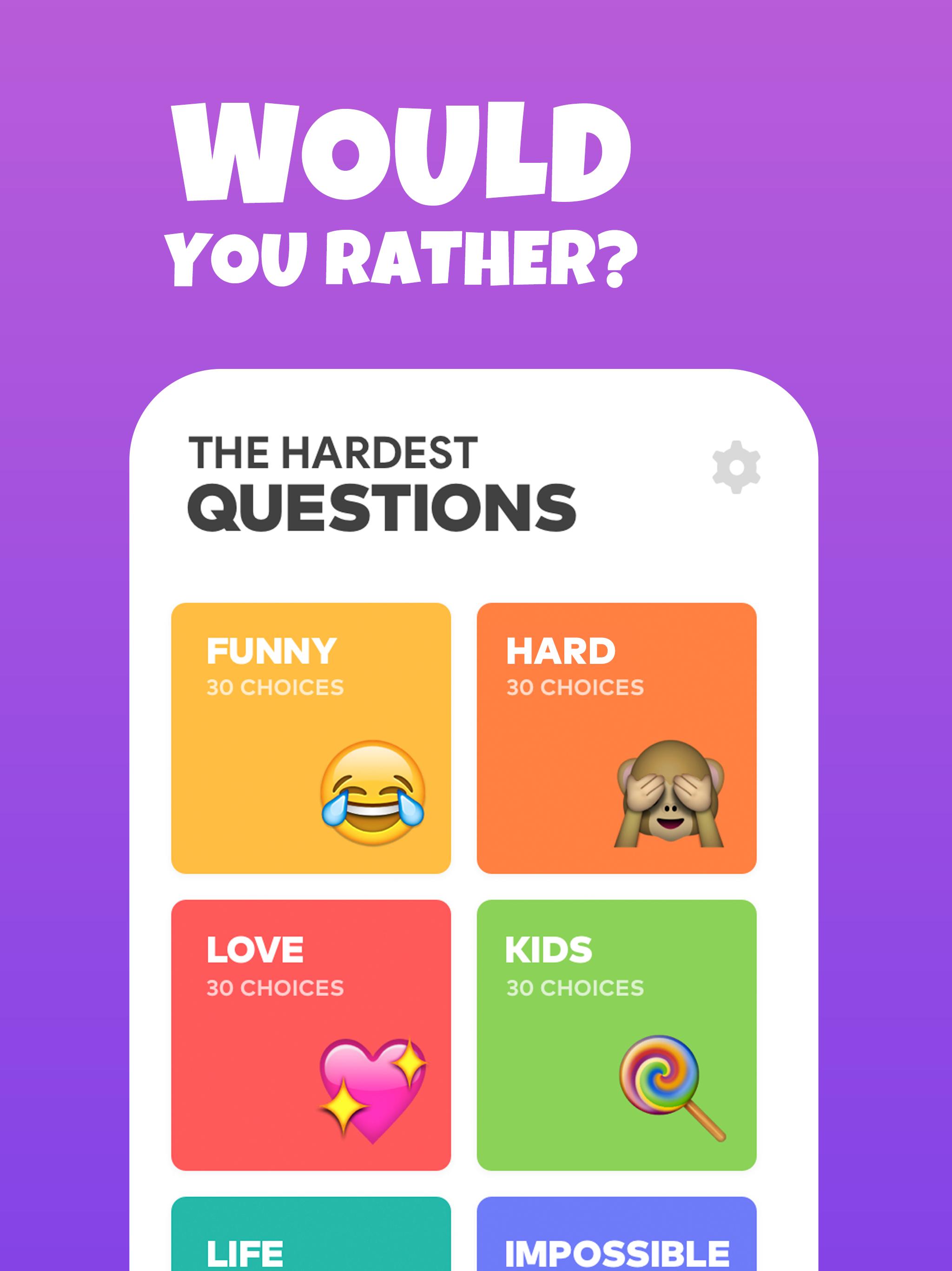 Would You Rather - Hardest choices ever - APK Download for Android