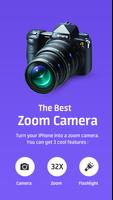 Super Zoom Telephoto Camera with 32x Zoom Factor الملصق