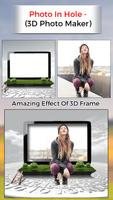 Photo In Hole - 3D Photo Maker Affiche