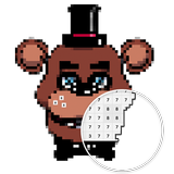 FNAF Pixel Art - Color by Number