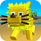 Pixel Lion Survival Simulator-icoon