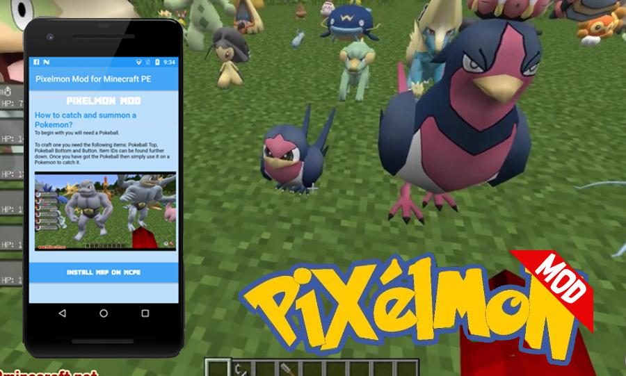 Pixelmon Mod Battle Mcpe For Android Apk Download