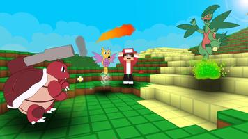 Pixelmon Craft Go: Trainer Battle Ekran Görüntüsü 1