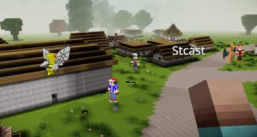 برنامه‌نما Cube pixel Pixelmon village: Craft & build now II عکس از صفحه