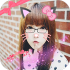 Cat Face Editor أيقونة