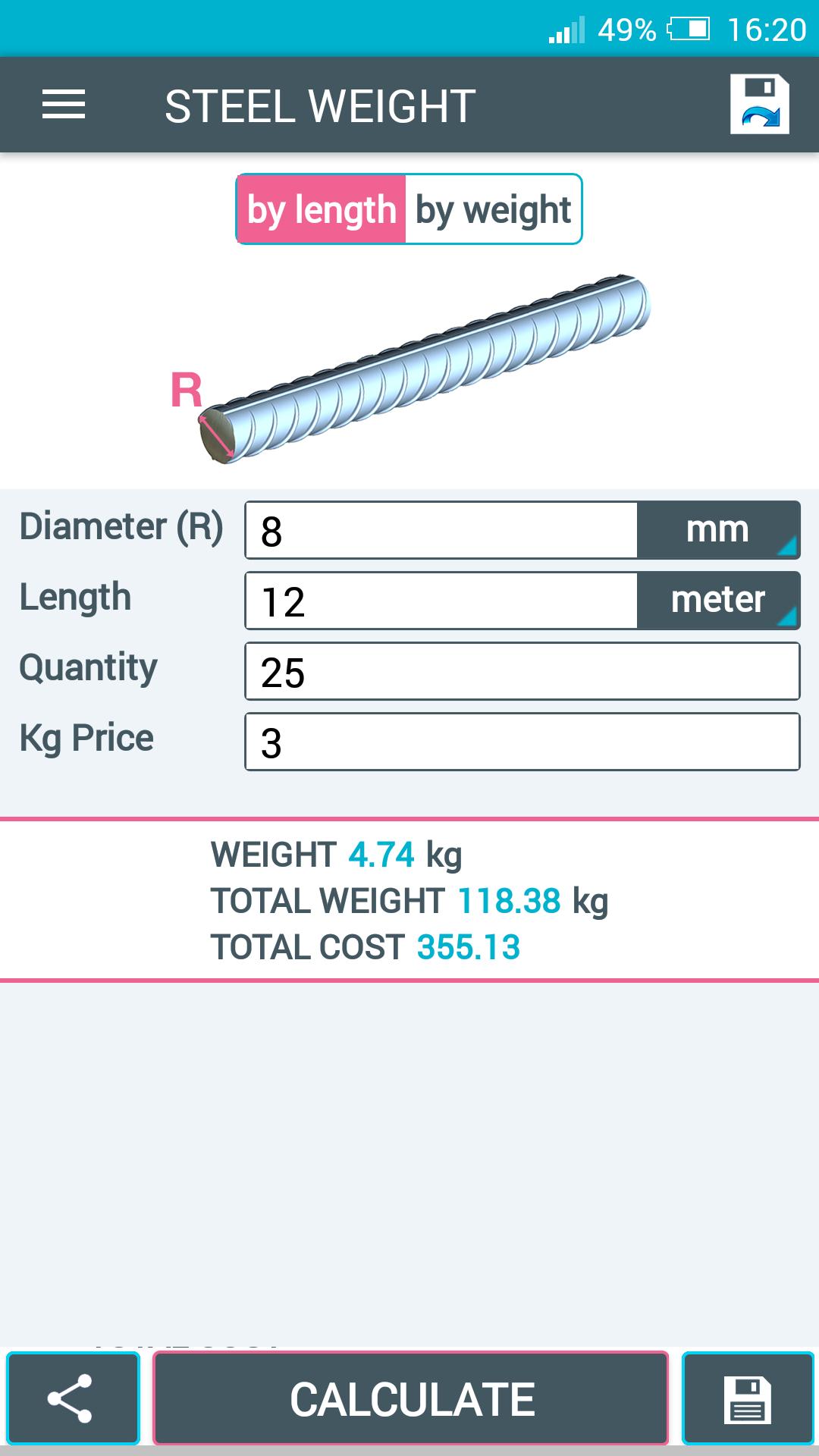 Concrete Calculator for Android APK Download