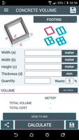 Concrete Calculator Pro ảnh chụp màn hình 1