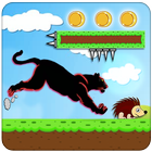 Wild Black Panther Jungle Adventure Run icône