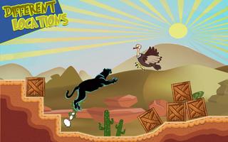 Wild Black Panther Jungle Adventure Run capture d'écran 2