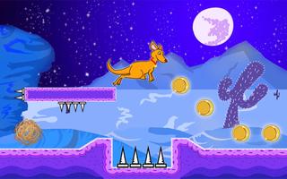 Kangaroo Run:Wild Jungle Adventure Platformer Game capture d'écran 1