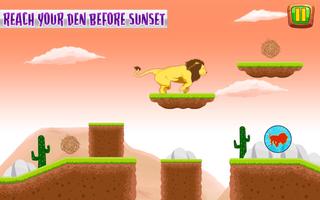 Lion Run: Wild Jungle Adventure Platformer Game скриншот 2