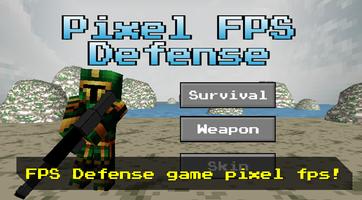 Pixel FPS - Gun Defense Poster