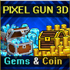 Icona Gems & Coin for Pixel Gun 3d - Prank