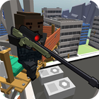 Sniper Shooter Blocky Hitman أيقونة