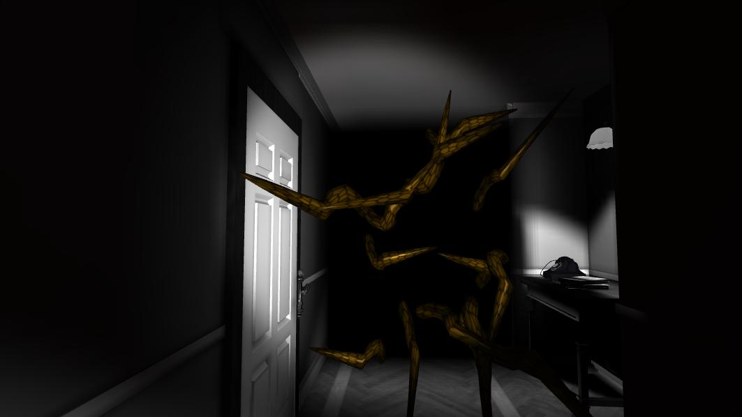 Коридоры игра хоррор. Огромный монстр в коридоре. Палочник в коридоре хоррор.