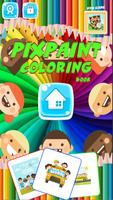 Pix Paint Coloring book poster