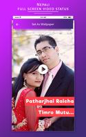 Full screen video status - Nepali Video Status पोस्टर