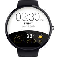 Weather Watch Face syot layar 1