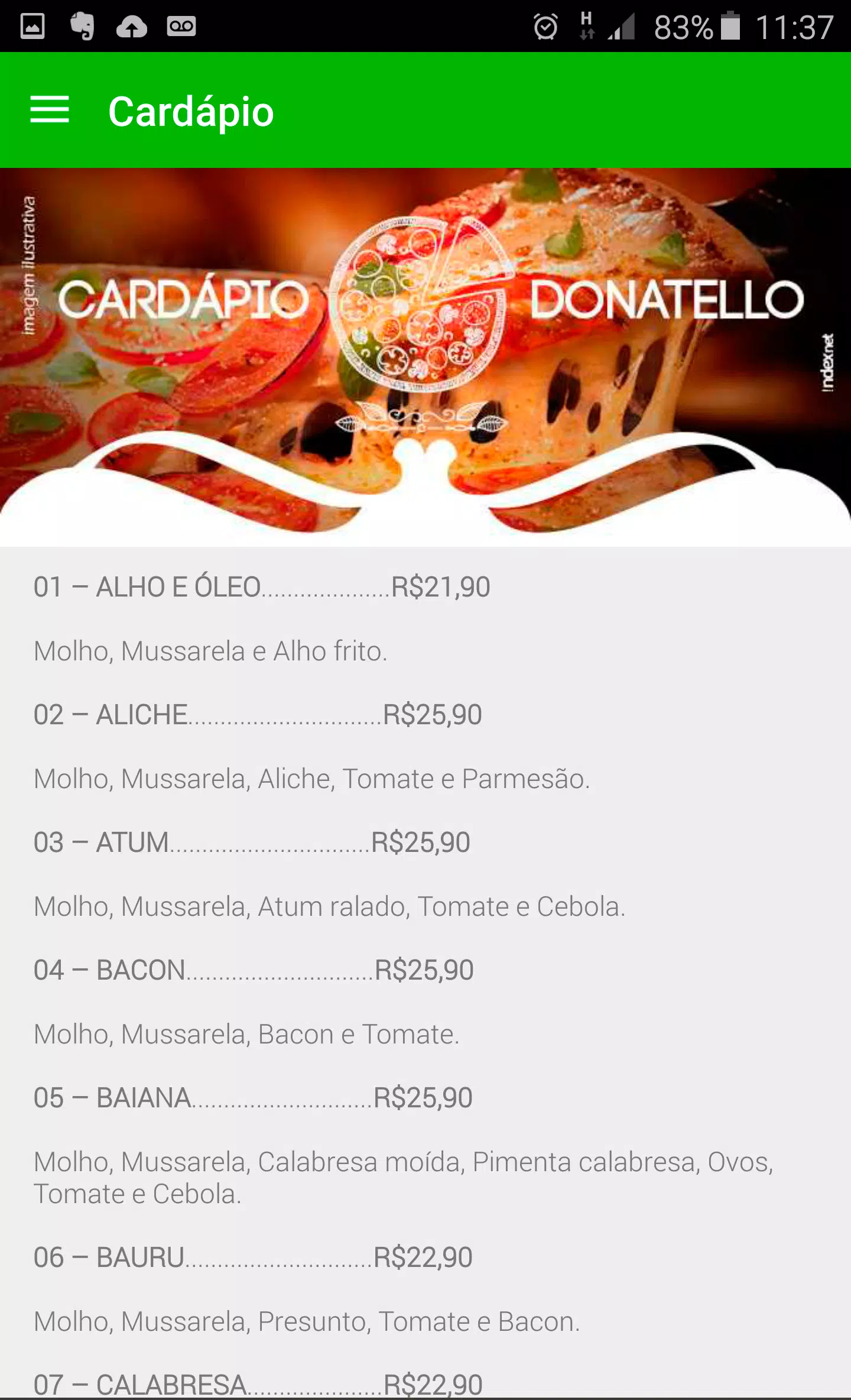 Download do APK de Pizzaria Donatello para Android