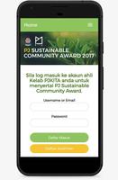 PJ Sustainable Community Award plakat