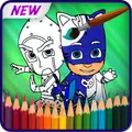 PJ-Masks Coloring book game