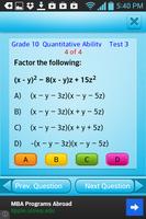 Free 10th Grade Math English capture d'écran 2