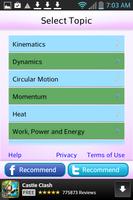 FREE Physics Grade 9 10 capture d'écran 1