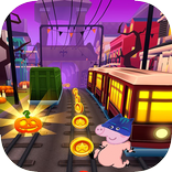 Pj pepa pig mask run