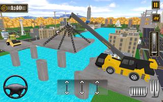 Construct City River Bridge: Construction Sim 2018 Affiche