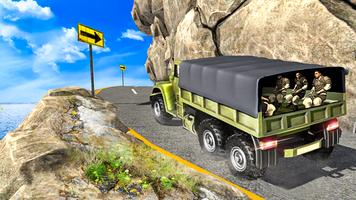 Offroad US Army Truck Driving 3D Simulator poster