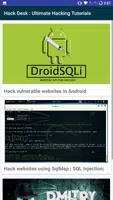 HackDesk : Hacking Tutorials скриншот 2