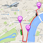 GPS Route Tracker : Maps & Navigations ไอคอน
