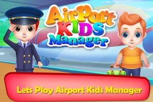 Airport Manager Flying Girls Aeroplane kids Game poster