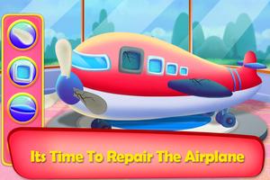 Airport Manager Flying Girls Aeroplane kids Game capture d'écran 3