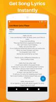 Live Music Lyrics Player,Find lyrics,offline lyric capture d'écran 1