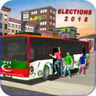 PK Elections Bus Driving 2018 icon