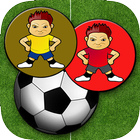 Touch Slide Soccer - Kids Game آئیکن