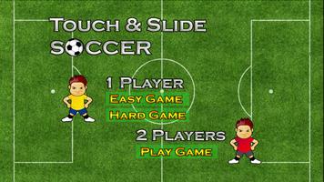 Touch Slide Soccer - Kids Game Affiche