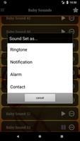 Baby Sounds Ringtones capture d'écran 2