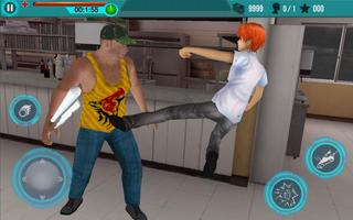 High School Boy Survival Battle Simulator Game اسکرین شاٹ 1